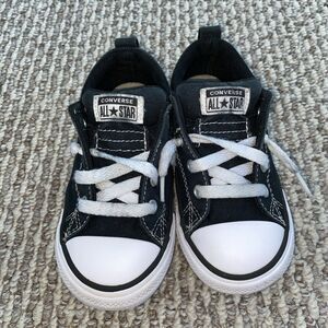 Converse Chuck Taylor All Star Low Top Sneakers Toddler Size 9 Black
